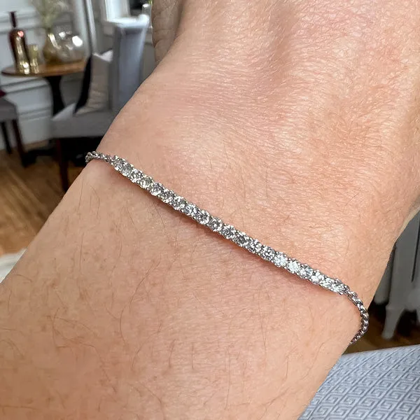 Diamond Bar Bracelet