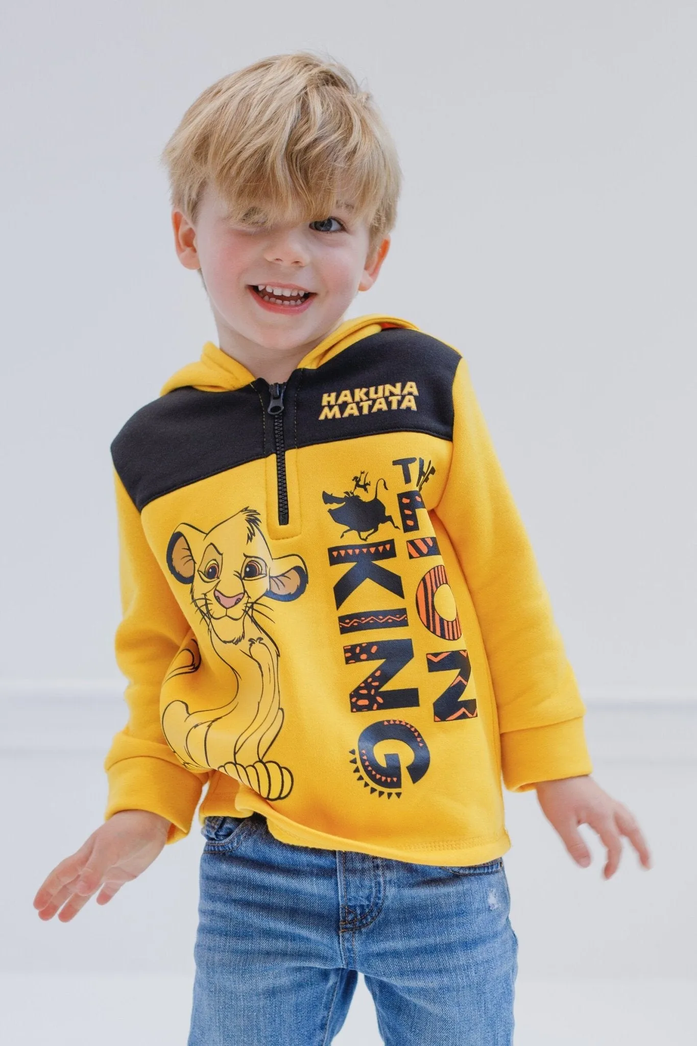 Disney Lion King Fleece Half Zip Hoodie