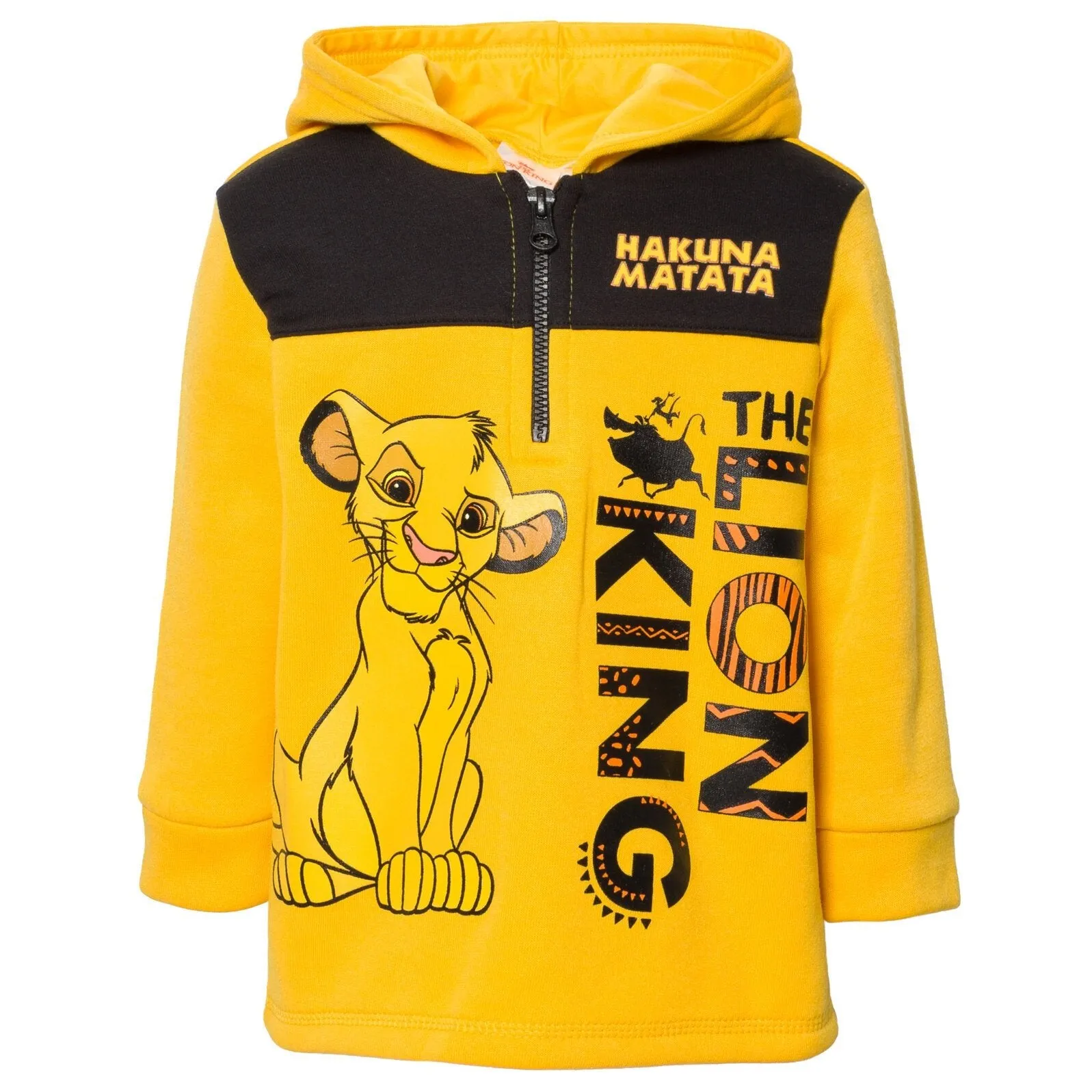 Disney Lion King Fleece Half Zip Hoodie