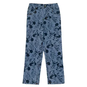 Disney Mickey Mouse Denim Pants Jeans