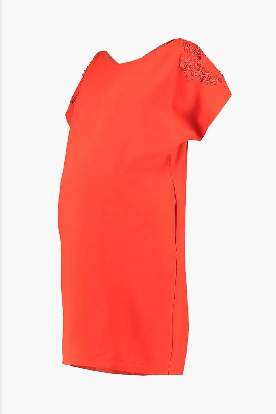 Dollie Maternity Dress Tangerine