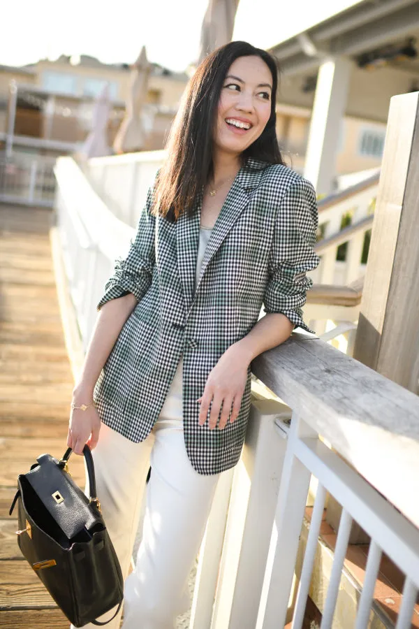 Dolly Jacket - Check Plaid Sharkskin :: Multi