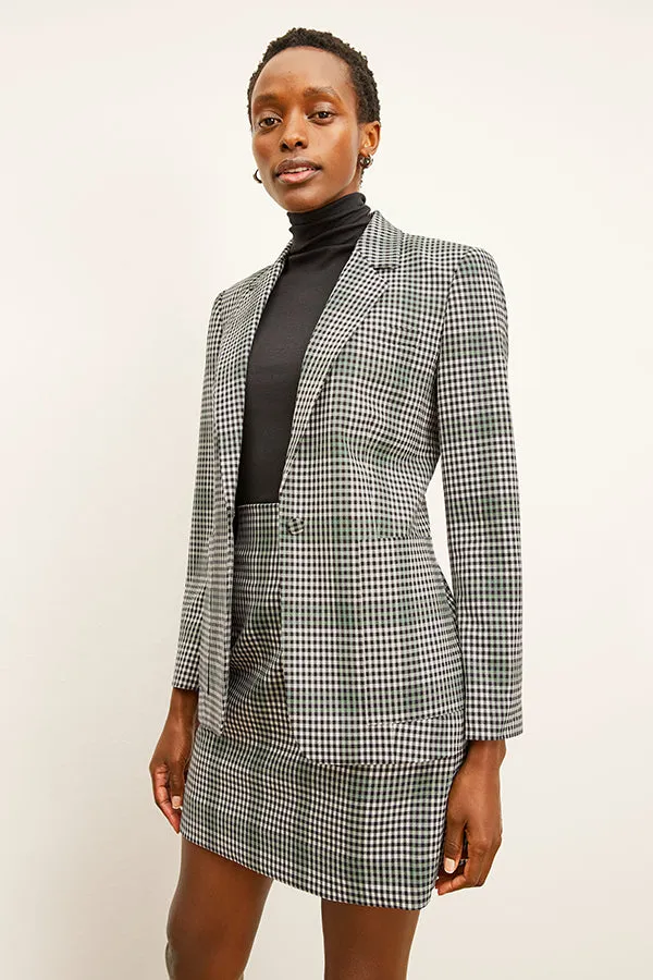 Dolly Jacket - Check Plaid Sharkskin :: Multi