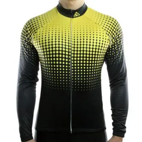 Dots Gradient Long Sleeve Jersey Yellow