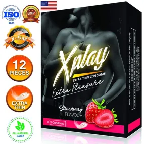 Dr Trust USA Xplay Extra thin Condoms (Strawberry)