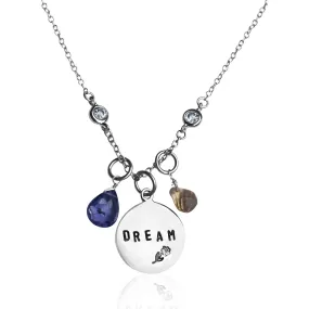 DREAM Necklace with Tanzanite and Citrine