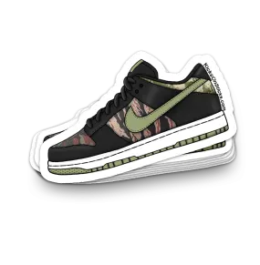 Dunk Low "Crazy Camo" Sneaker Sticker