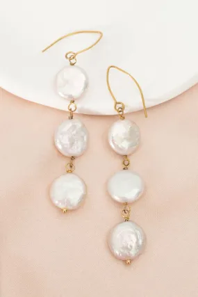 Elegance Freshwater Pearl Earrings