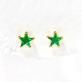 Emerald Starlet Studs