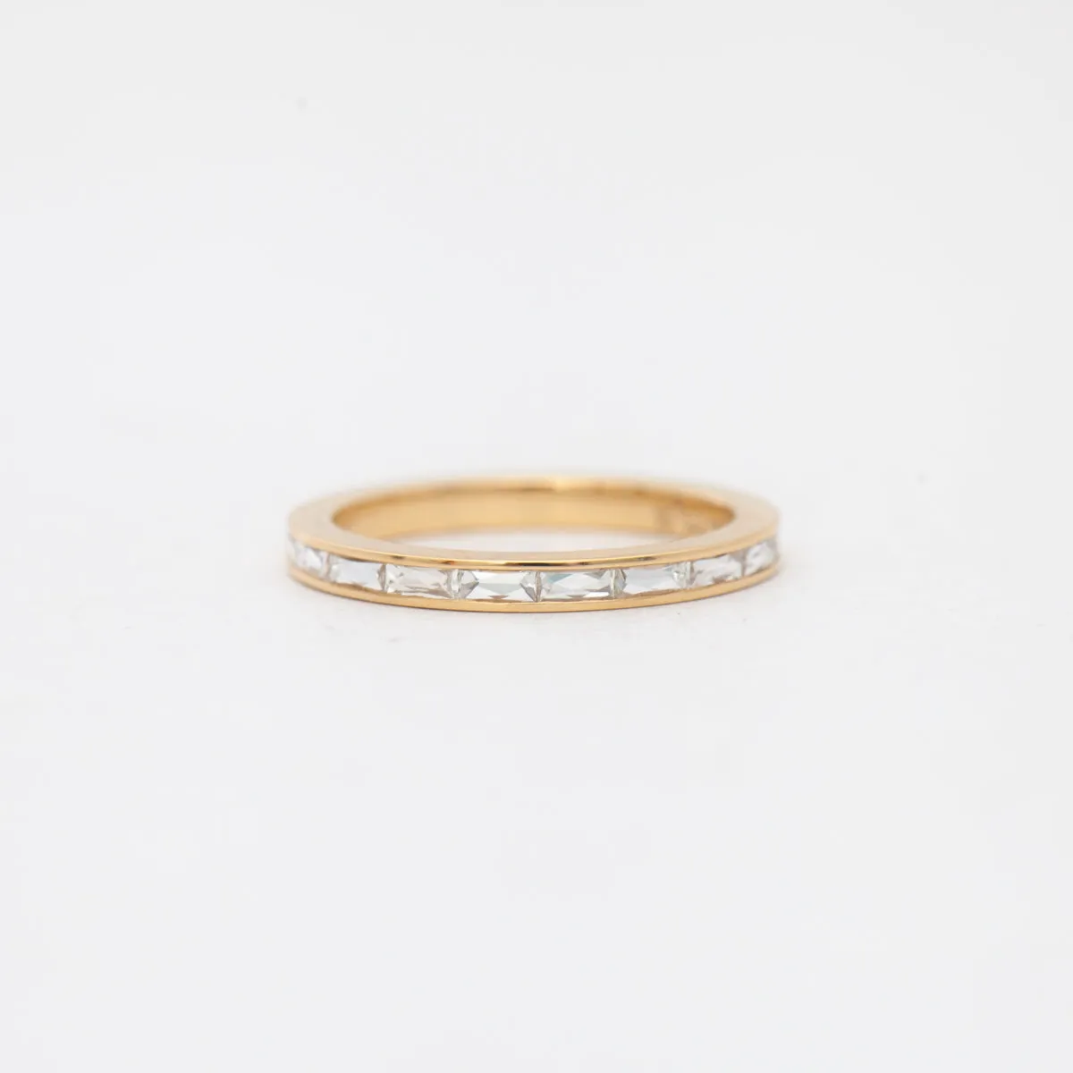 Emma French-Cut Half Eternity Band