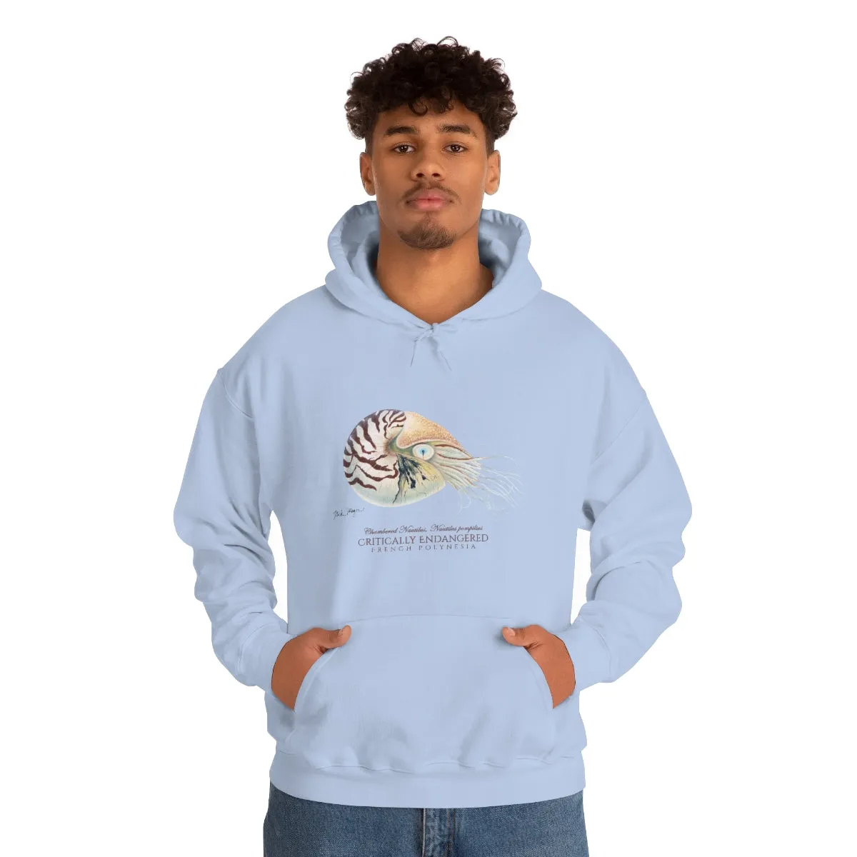 Endangered Chambered Nautilus Warm Hoodie