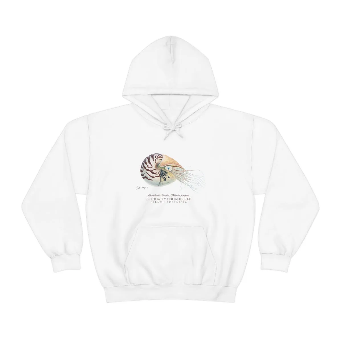 Endangered Chambered Nautilus Warm Hoodie