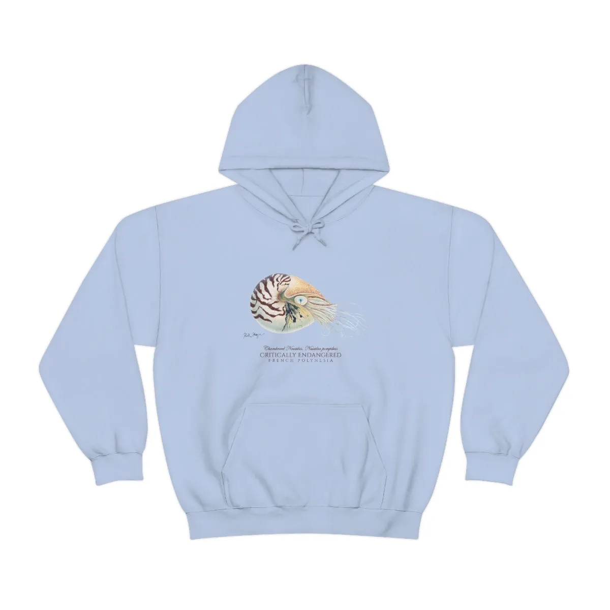 Endangered Chambered Nautilus Warm Hoodie