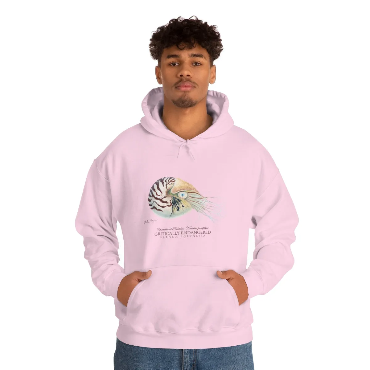 Endangered Chambered Nautilus Warm Hoodie