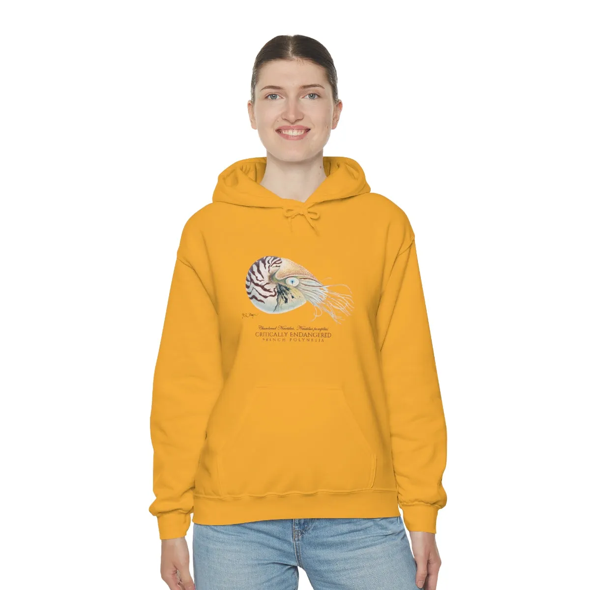 Endangered Chambered Nautilus Warm Hoodie