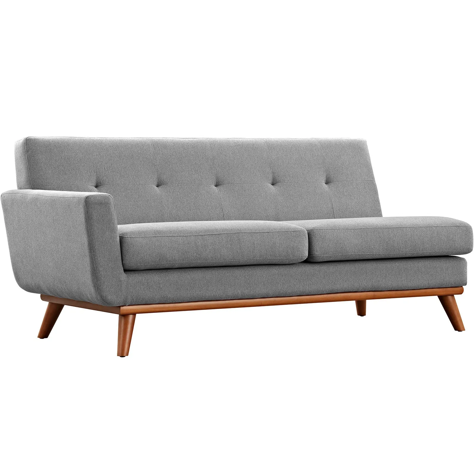 Engage Left-Arm Upholstered Fabric Loveseat