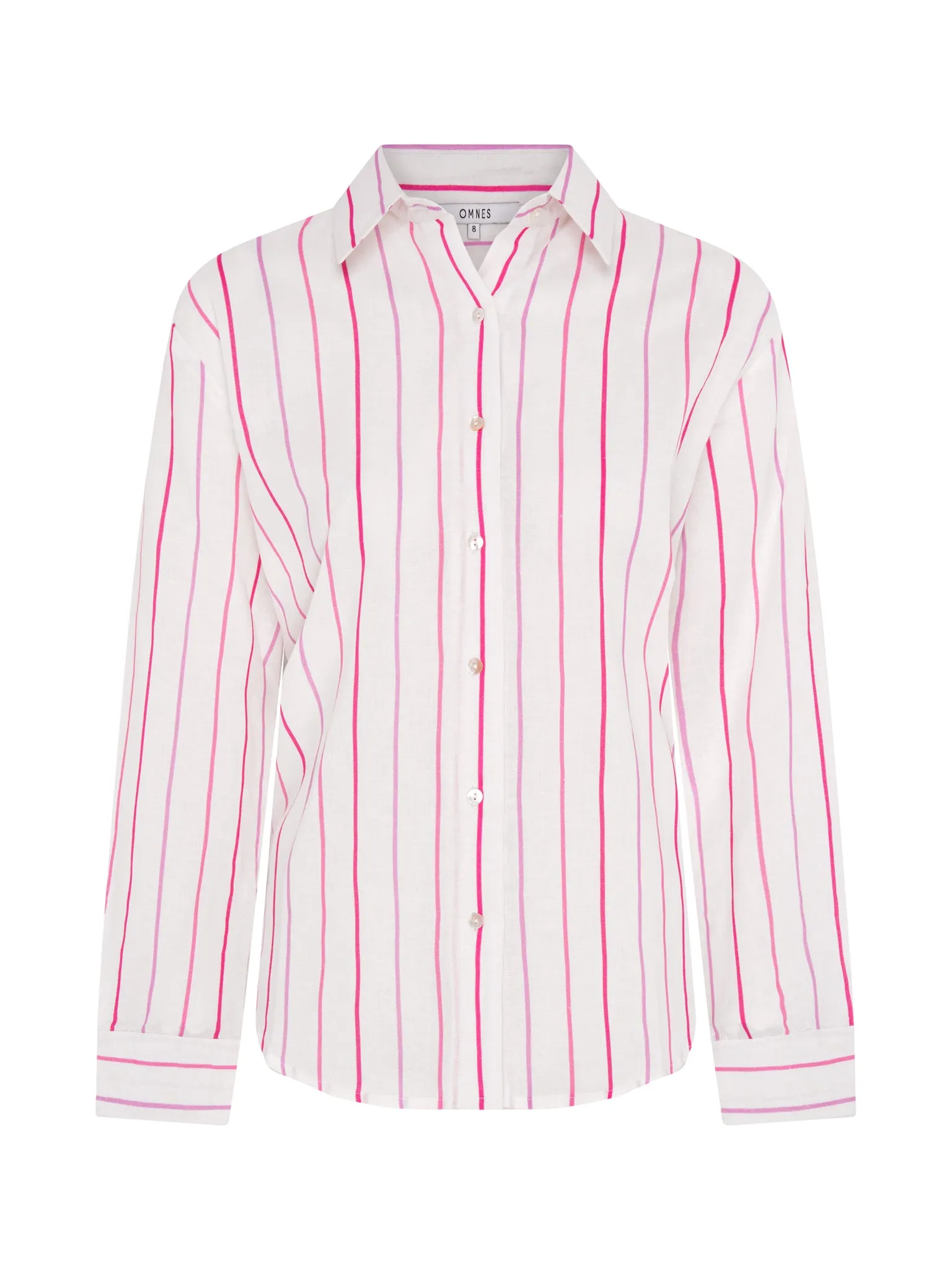 Evie Linen Stripe Oversized Shirt