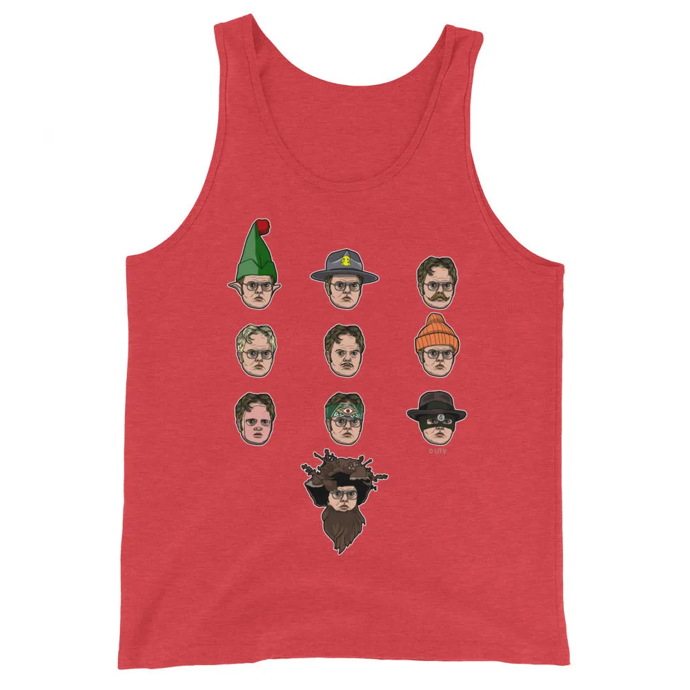 Faces of Dwight Men's Tank Top