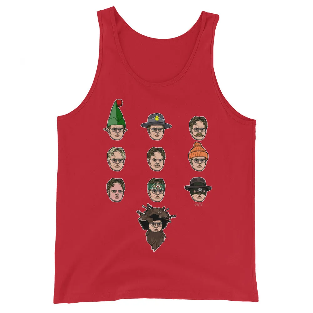 Faces of Dwight Men's Tank Top