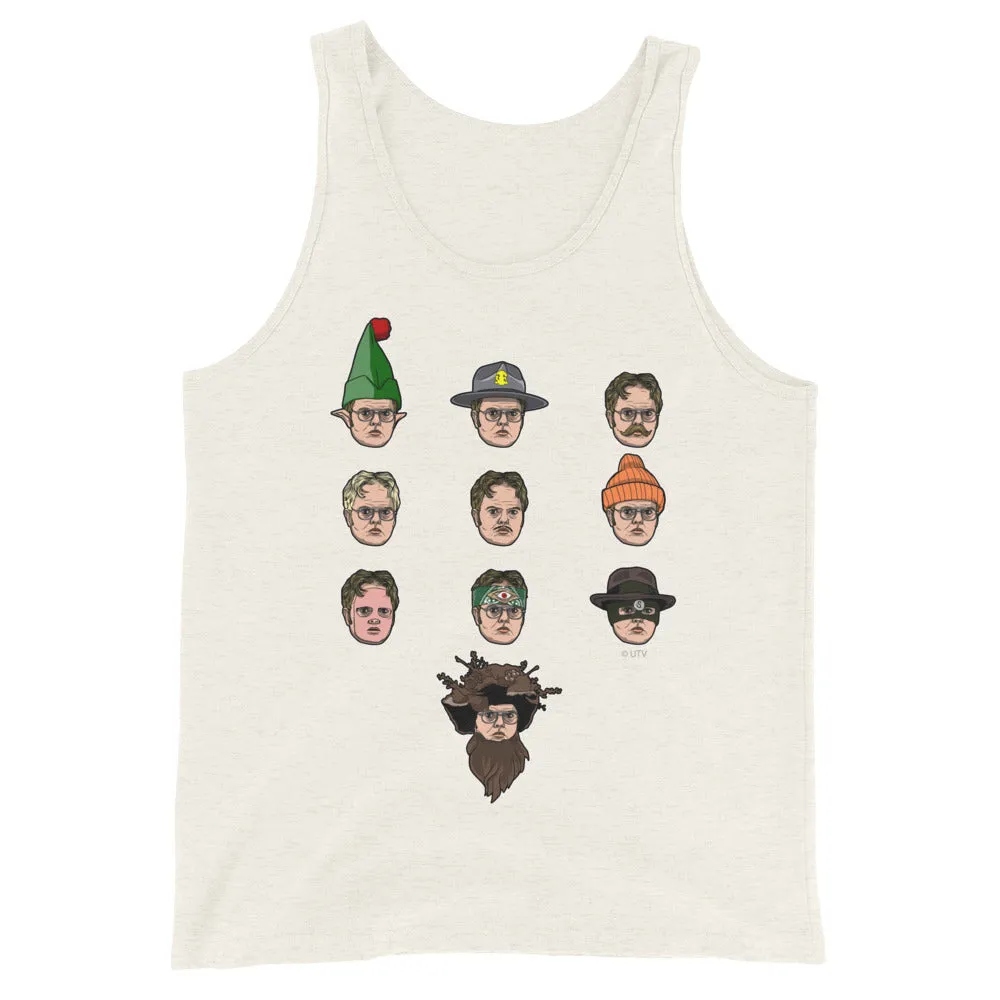 Faces of Dwight Men's Tank Top