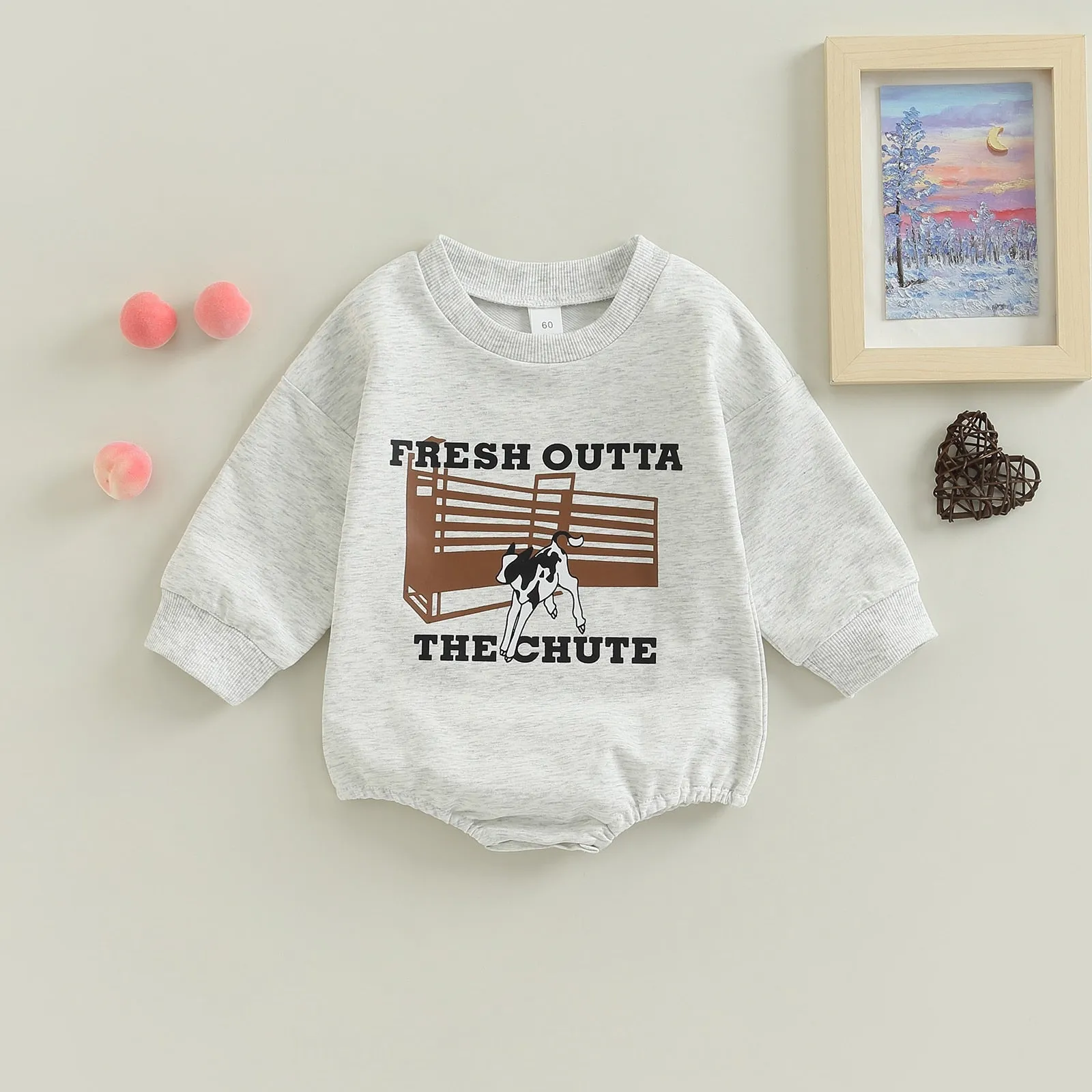 FARM BABY Long-Sleeve Onesie