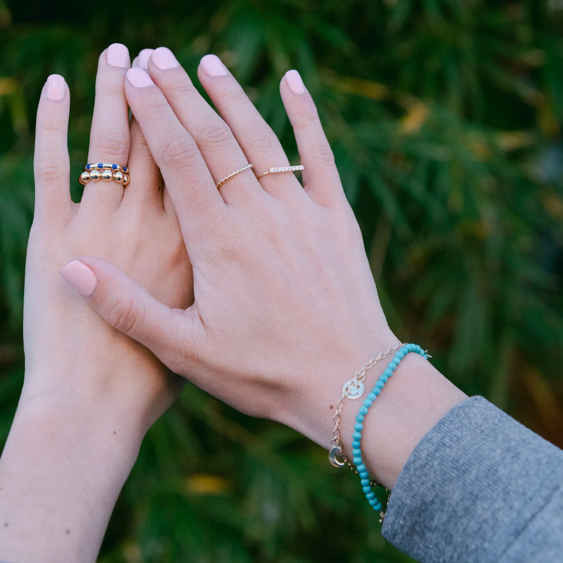 Fine Line Pave Ring