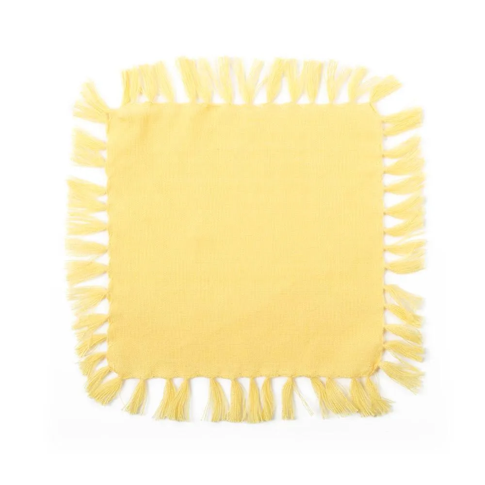 Fringe Cocktail Napkins Set of 4