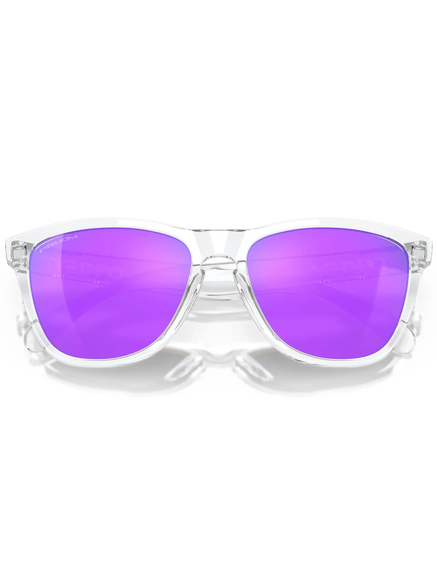 Frogskins Polished Clear/Prizm Violet Sunglasses