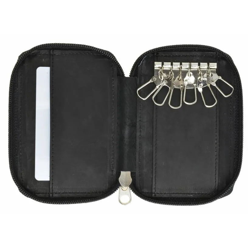 Genuine Leather Classic Key Holder Wallet