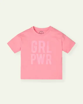 Girl Power Boxy Cropped T-Shirt