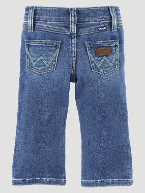 Girl's Infant/Toddler Wrangler W STITCHED BOOTCUT JEAN IN MELANIE