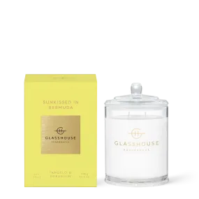 GLASSHOUSE FRAGRANCE 380g Candle SUNKISSED IN BERMUDA