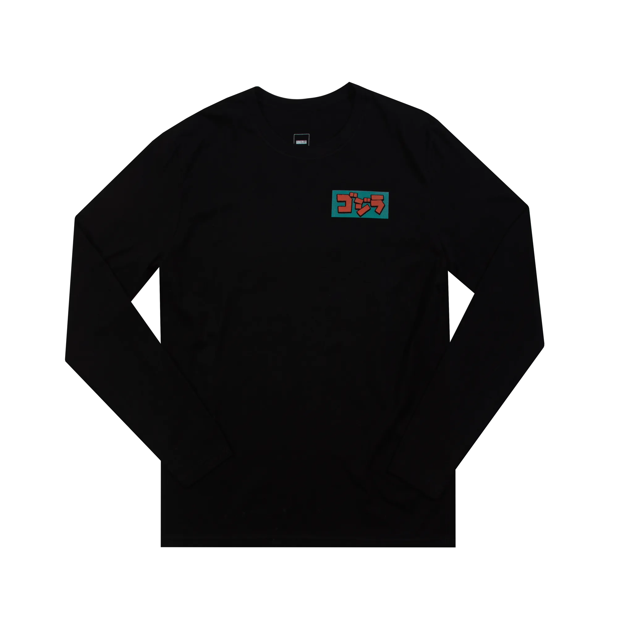 Godzilla Retro Black Long Sleeve