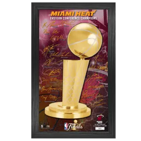 Highland Mint Miami HEAT 2023 Eastern Conference Champs Signature Trophy Frame