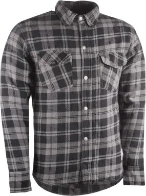 'Highway-21' Men's Concealed Carry Marksman Flannel Button Down - Black / Grey