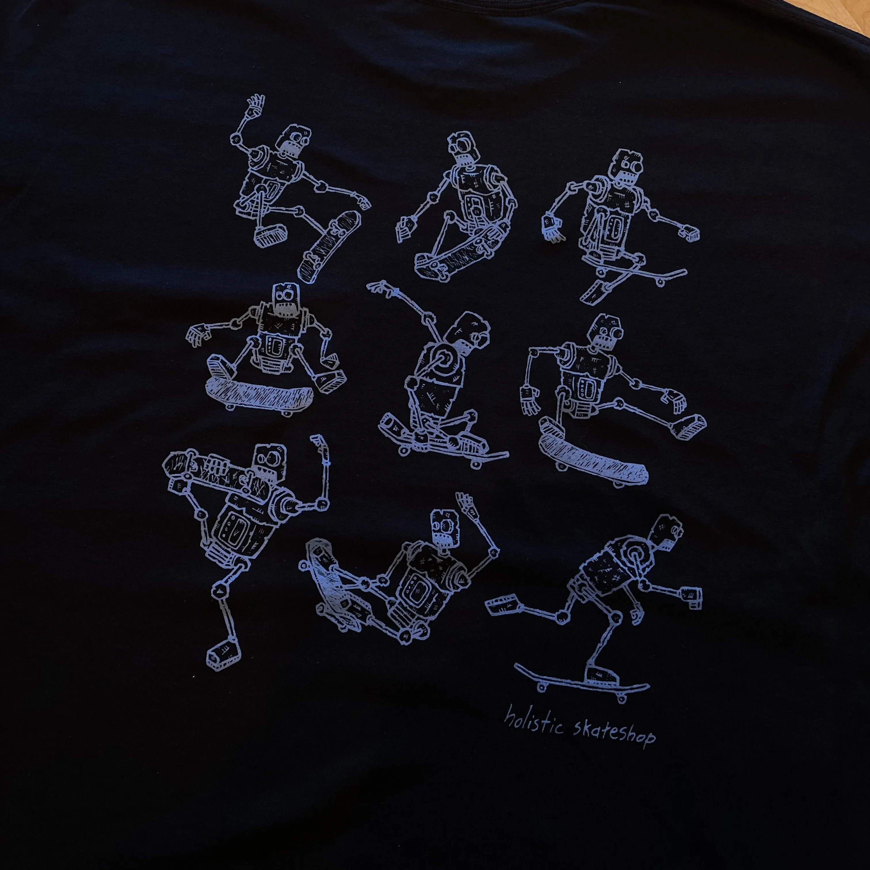 Holistic Robot Tee - Black