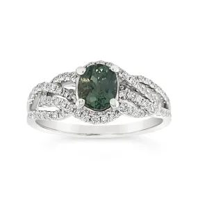 Irisa by Martin Binder Alexandrite & Diamond Ring