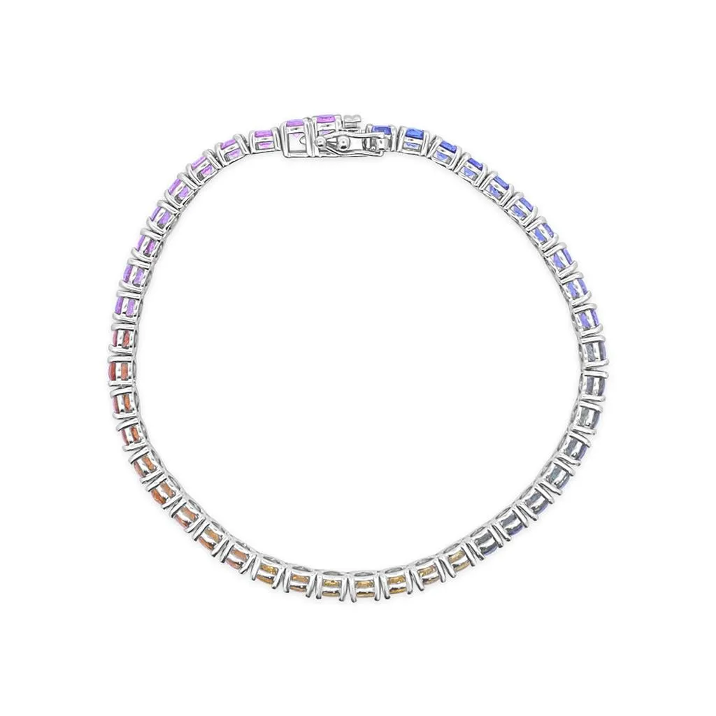 Irisa by Martin Binder Rainbow Sapphire Tennis Bracelet