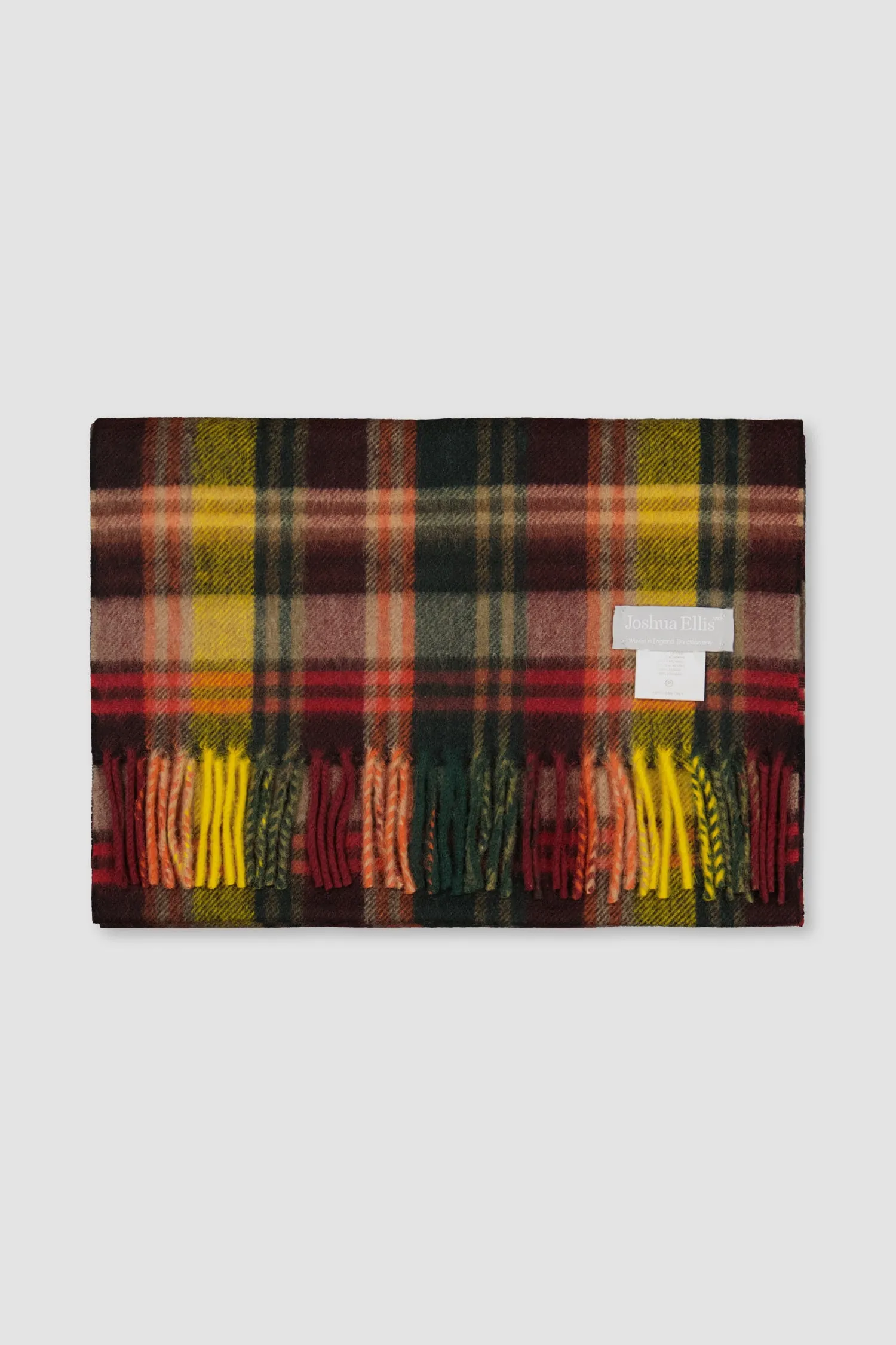 Joshua Ellis Todmorden Modern Tartan and Plaid Scarf