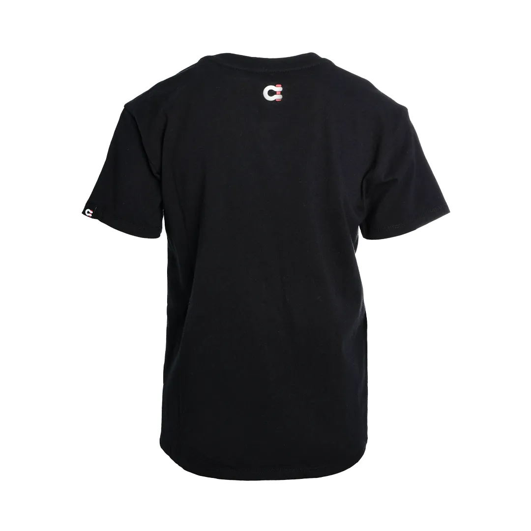 Kid's Crew Tee Black - SY1301BK