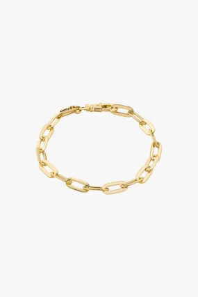 Kindness Recycled Cable Chain EOL Bracelet Gold