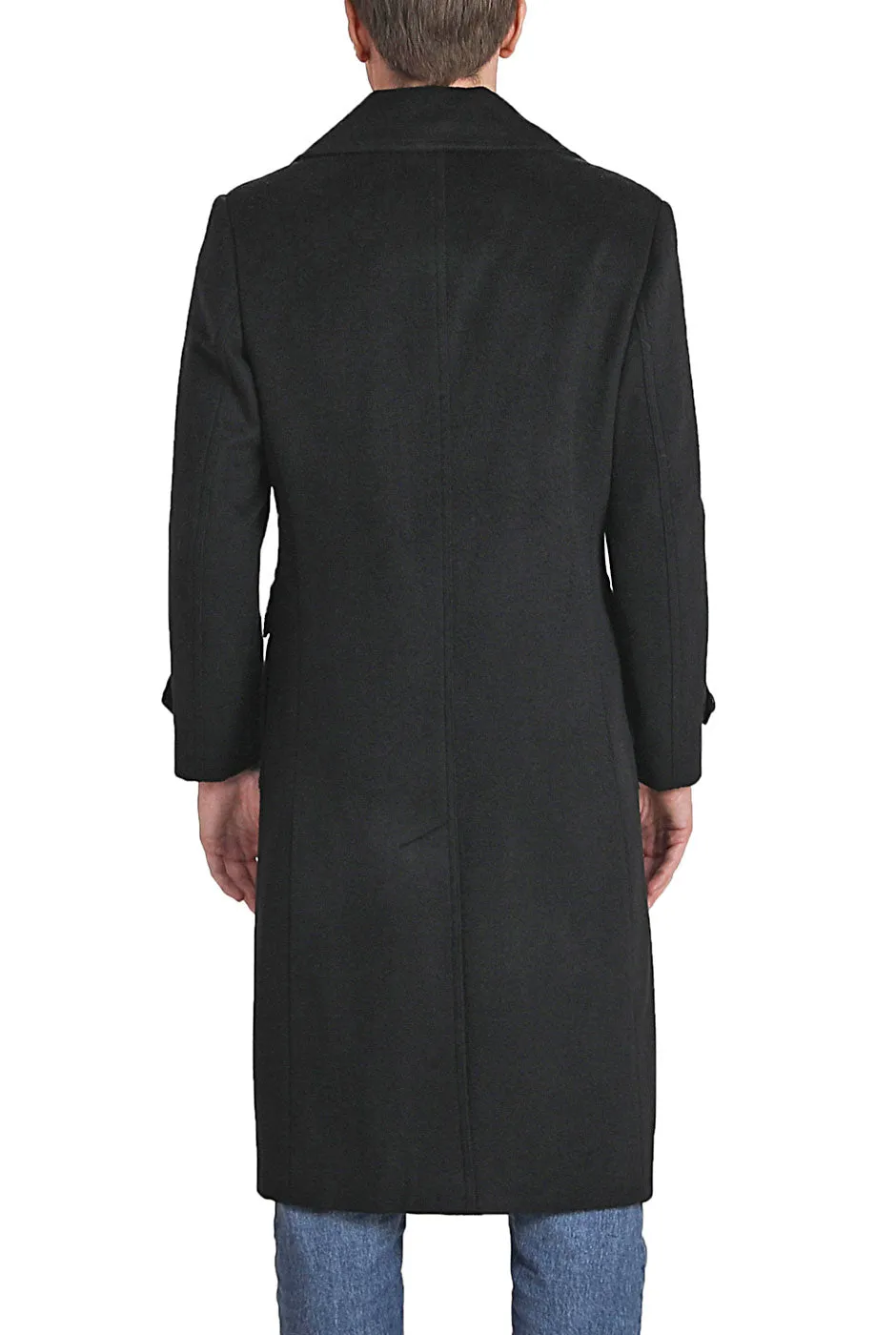 Landing Leathers Men Peter Wool Blend Long Walker Coat