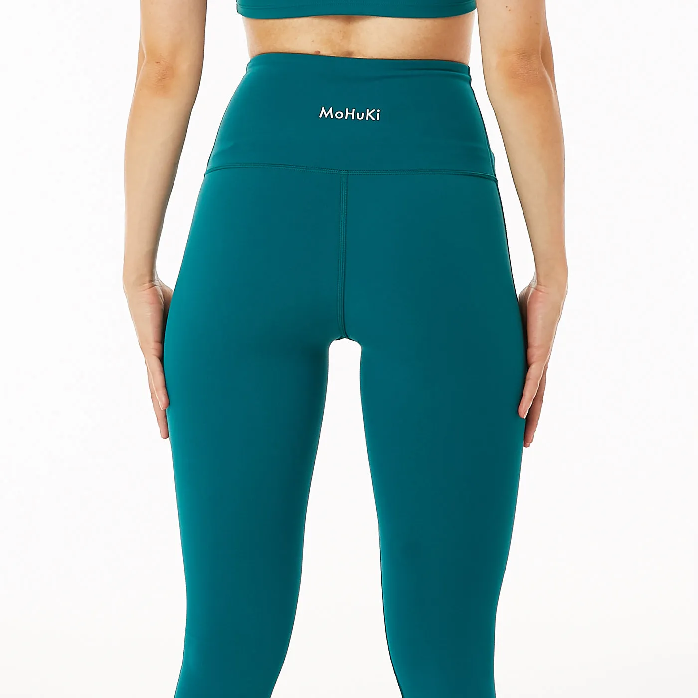 Lily High Waisted Legging - Lake Green