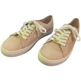 Liz Claiborne Winslow Laser Cut Blush Pink Sneakers Size 7.5