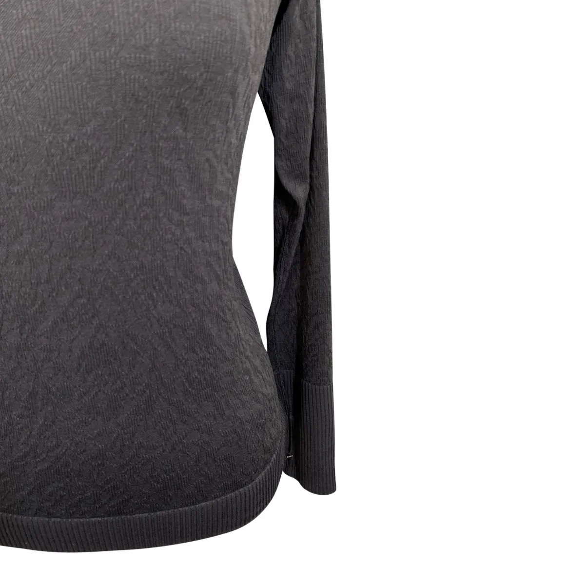 Lululemon Textured Compression Top in Black - Approx. Women's 4 (Small)