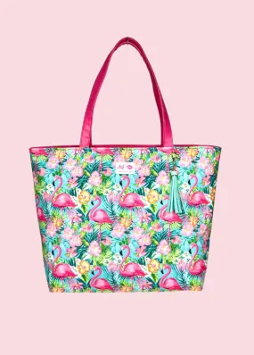 Makeup Junkie Bags - Flamingle Tote [Pre-Order]