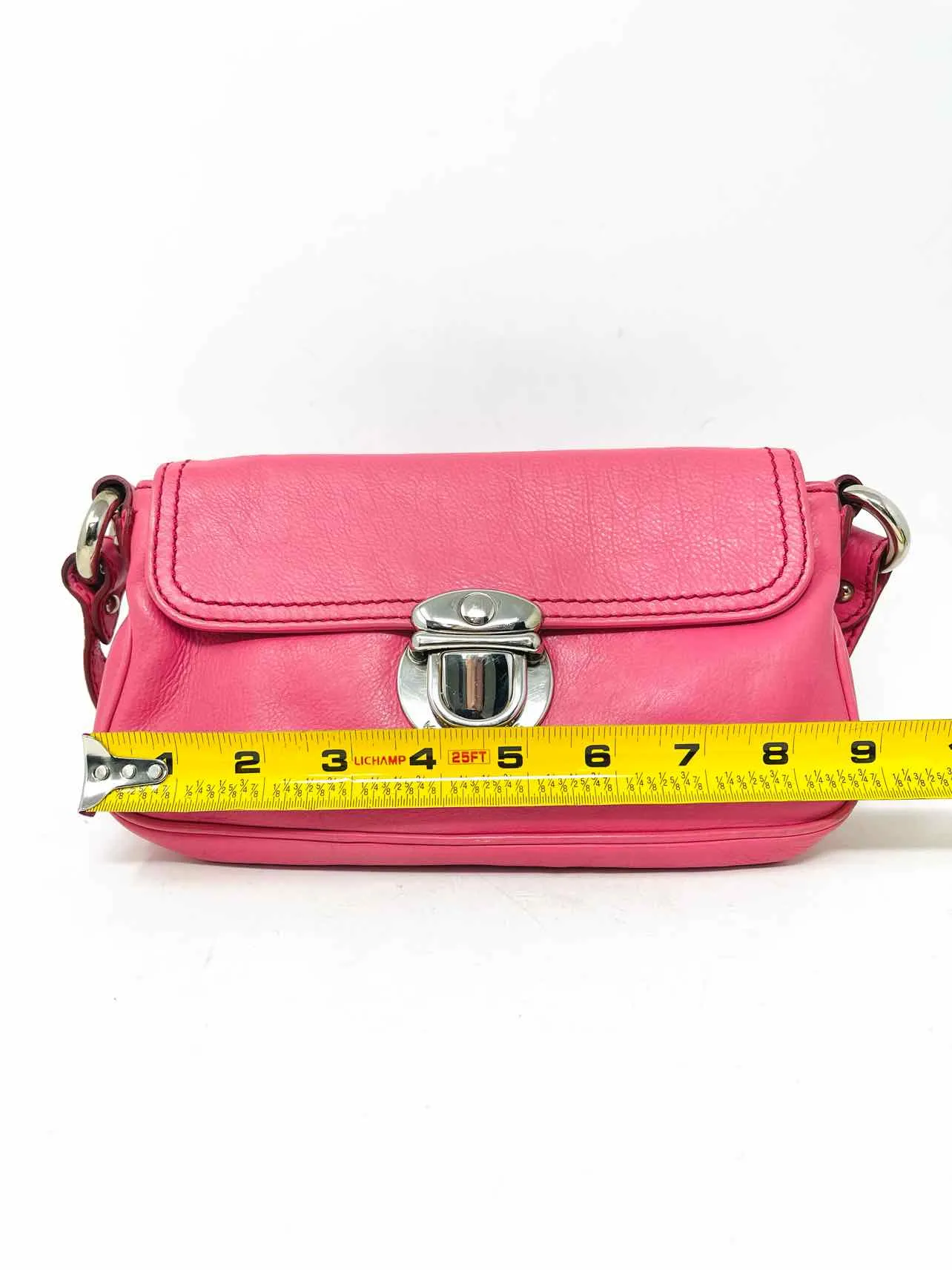 Marc Jacobs Pink Shoulder Bag Leather Designer Purse