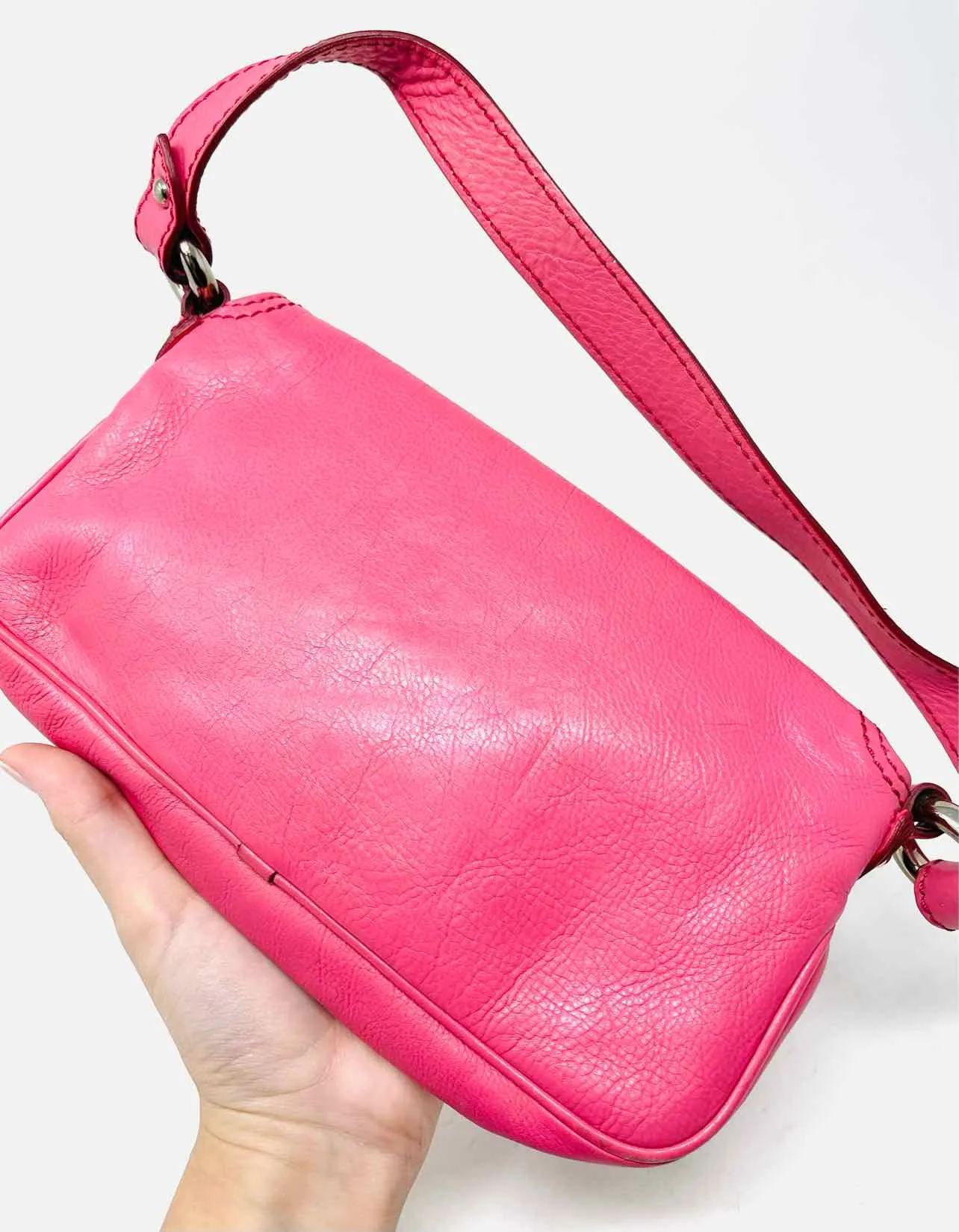 Marc Jacobs Pink Shoulder Bag Leather Designer Purse