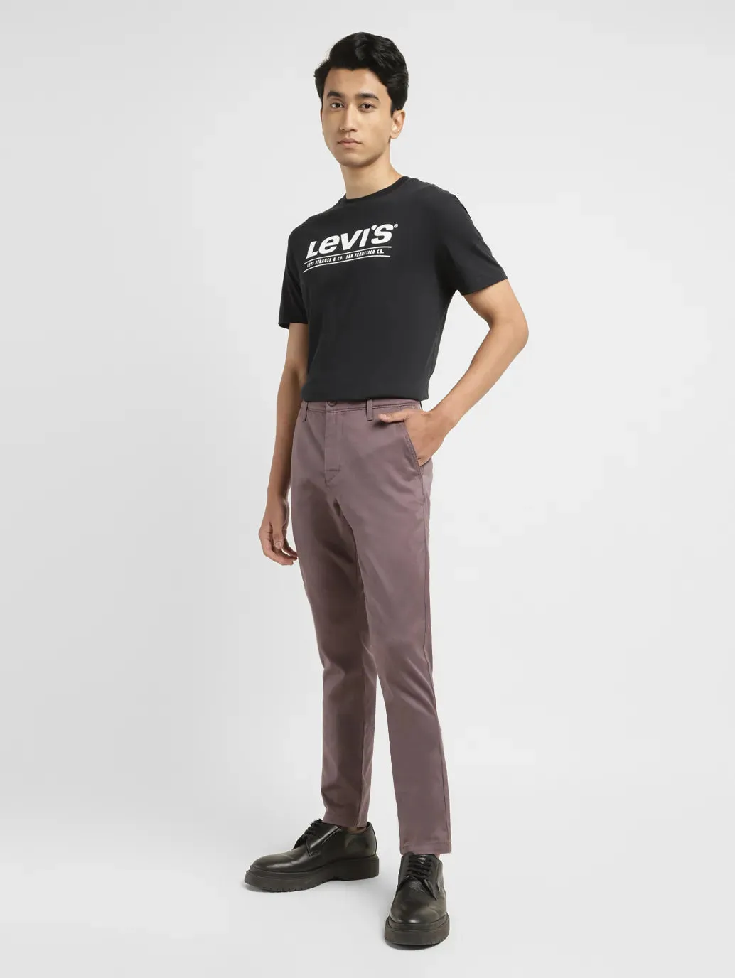 Men's 512 Brown Slim Tapered Fit Chinos