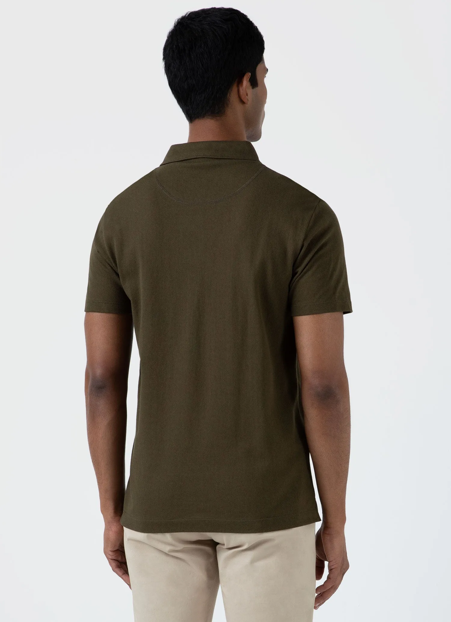 Men's Riviera Polo Shirt in Dark Olive